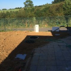 Plaatsen waterzuivering in Westouter (Heuvelland)